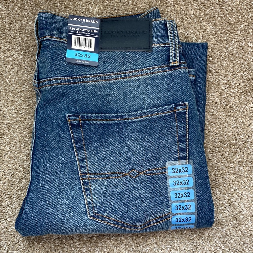 Lucky Brand 410  Athletic Slim Men's Denim Slim Jeans